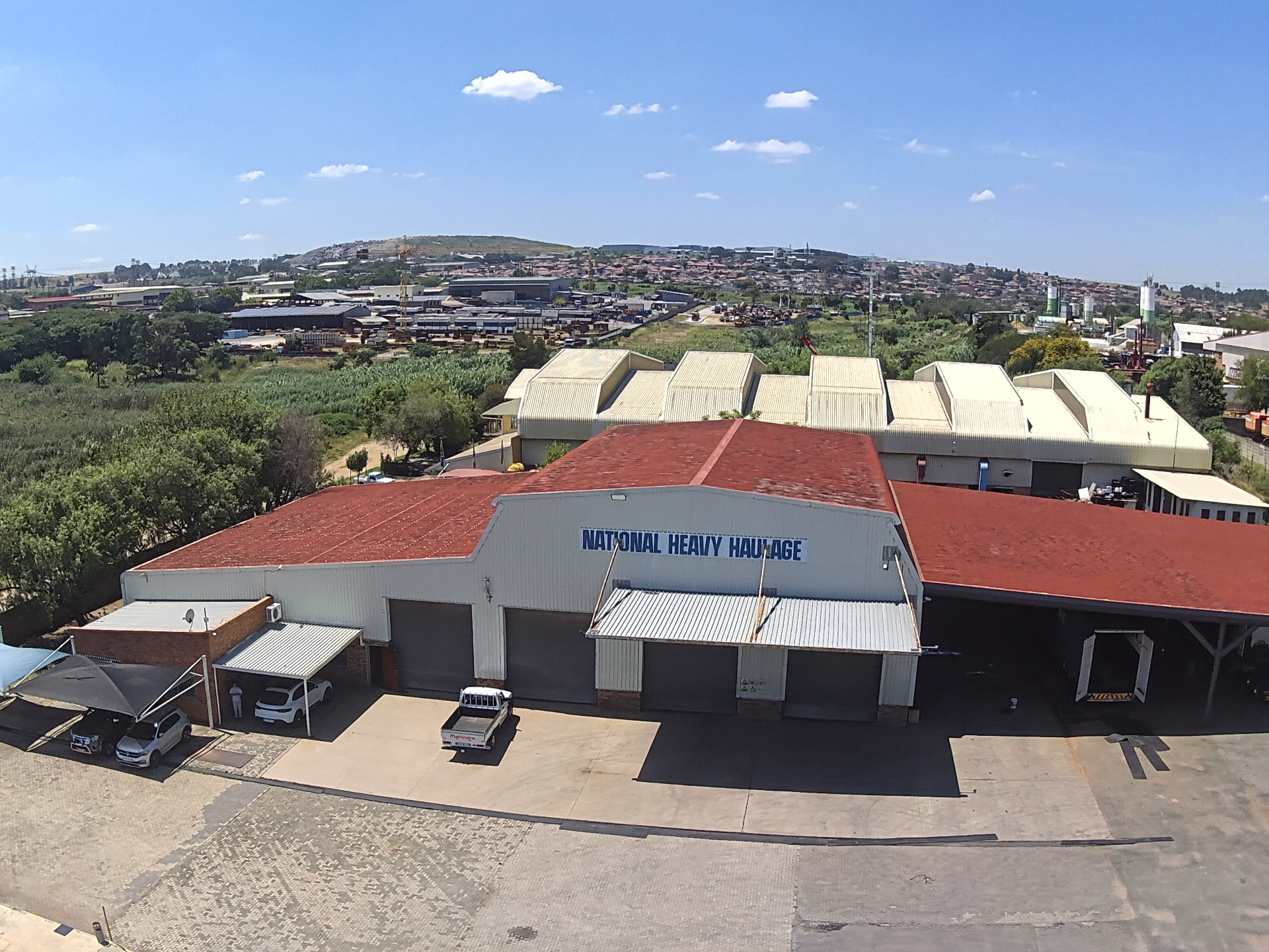 National Heavy Haulage warehouse and yard