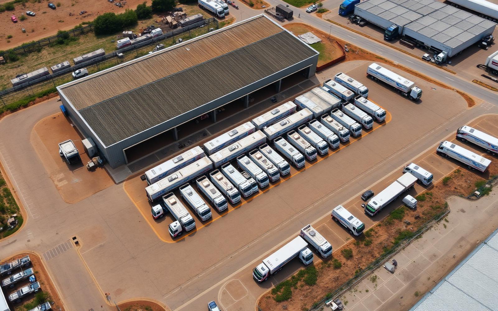 National Heavy Haulage warehouse and yard